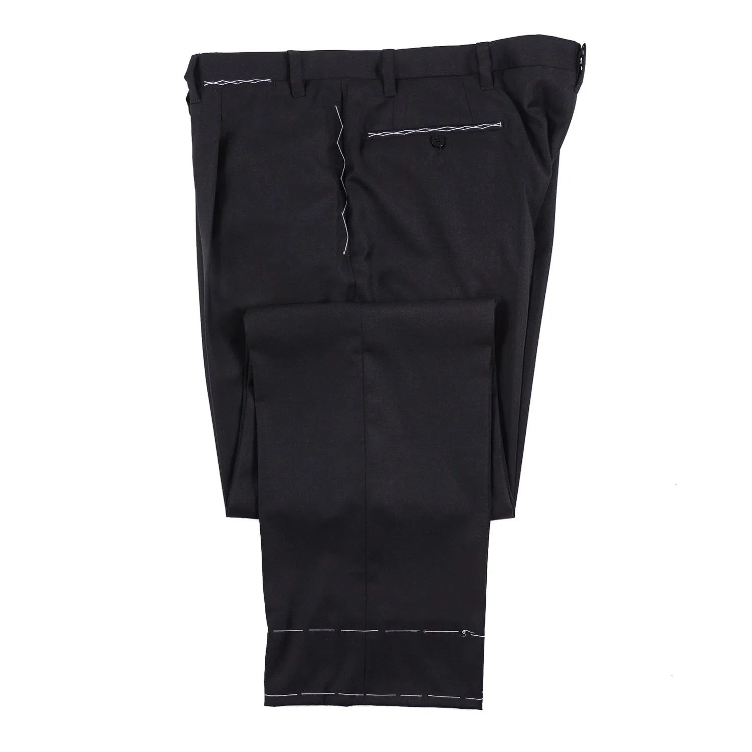 Cesare Attolini Slim-Fit Solid Charcoal Wool Suit Clothing_Cesare-Attolini