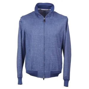 Cesare Attolini Wool-Linen-Silk Bomber Jacket Clothing_Cesare-Attolini
