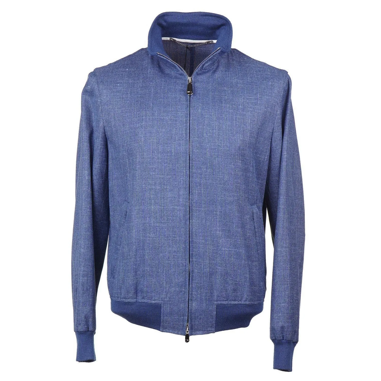Cesare Attolini Wool-Linen-Silk Bomber Jacket Clothing_Cesare-Attolini
