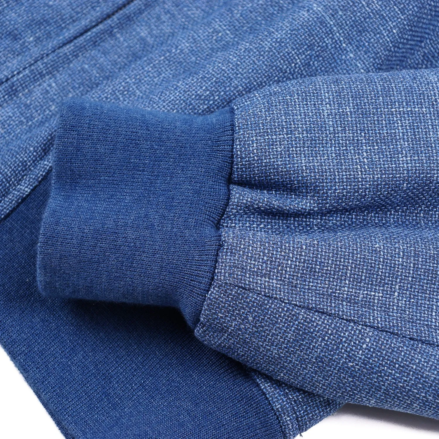 Cesare Attolini Wool-Linen-Silk Bomber Jacket Clothing_Cesare-Attolini
