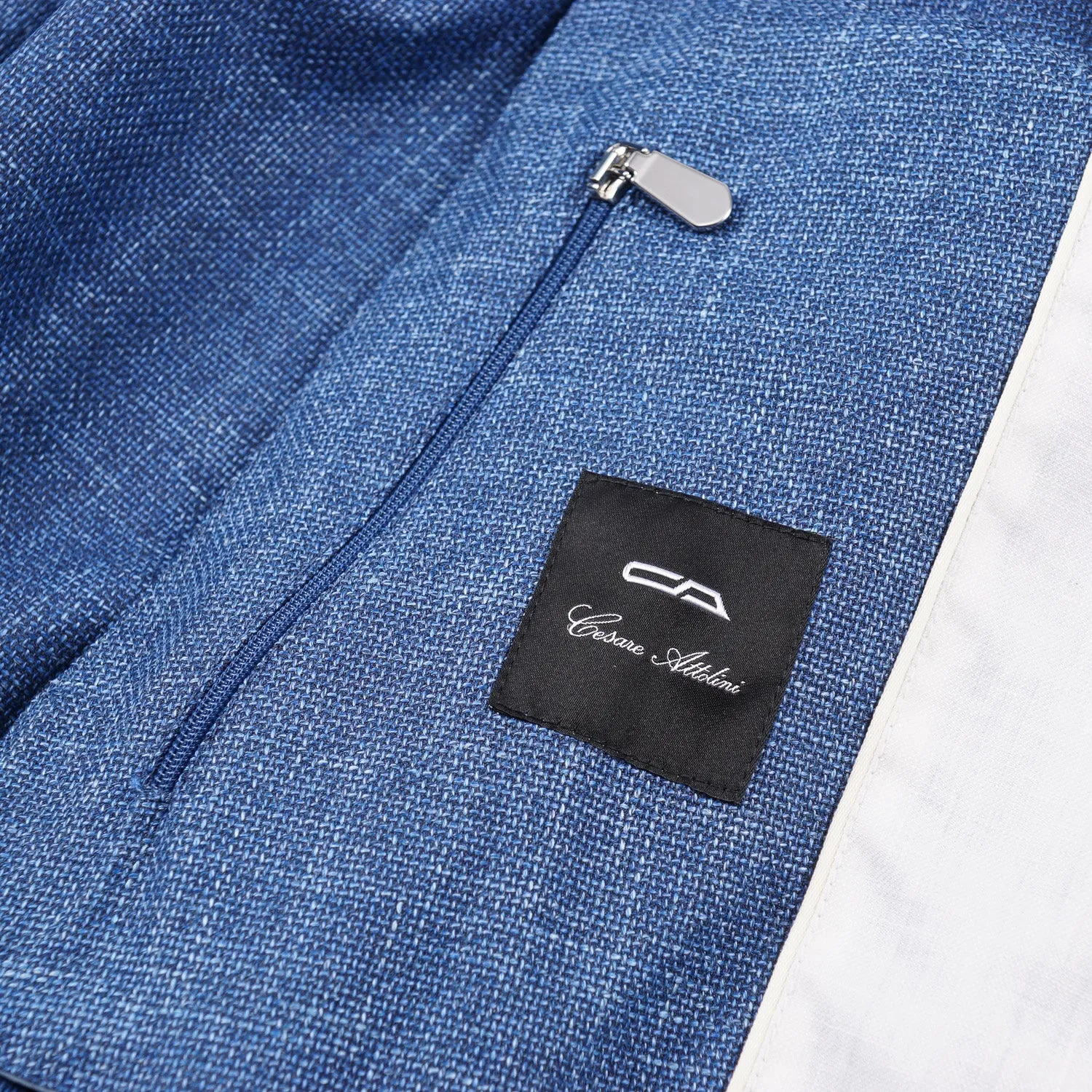 Cesare Attolini Wool-Linen-Silk Bomber Jacket Clothing_Cesare-Attolini