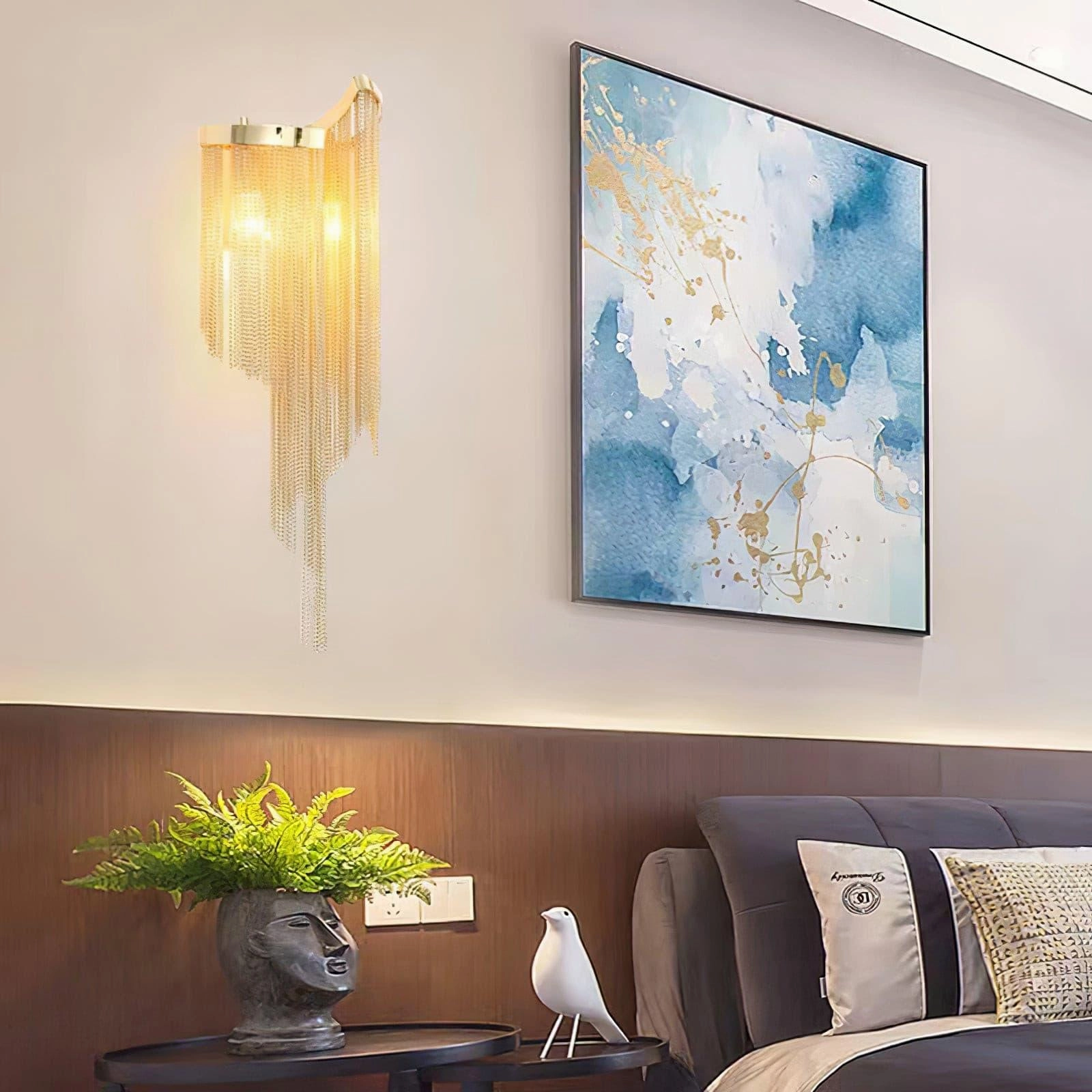Chain Tassel Wall Lamp