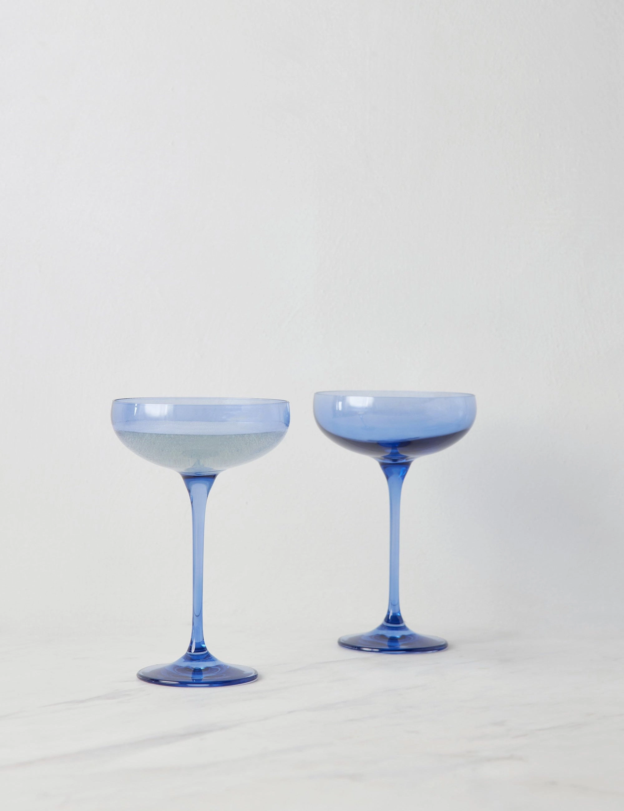 Champagne Coupes (Set of 2) by Estelle Colored Glass home decor,home accents,interior accessories