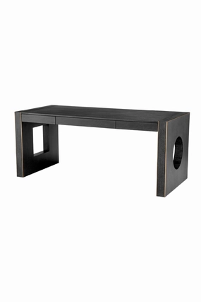 Charcoal Gray Oak Desk | Eichholtz Rovigo desk,home desk,workstation