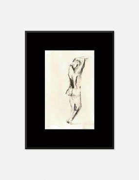 Charcoal Nudes 3 Wall Art by ZBC House wall art,canvas print,home wall decor