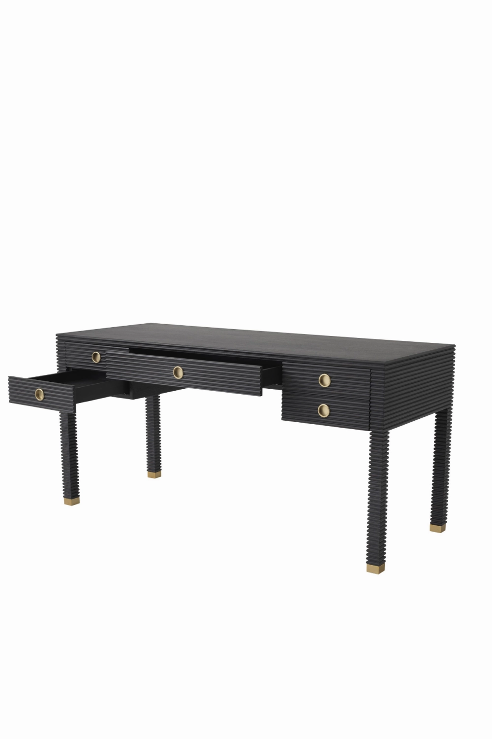 Charcoal Oak Desk | Eichholtz Dimitrios