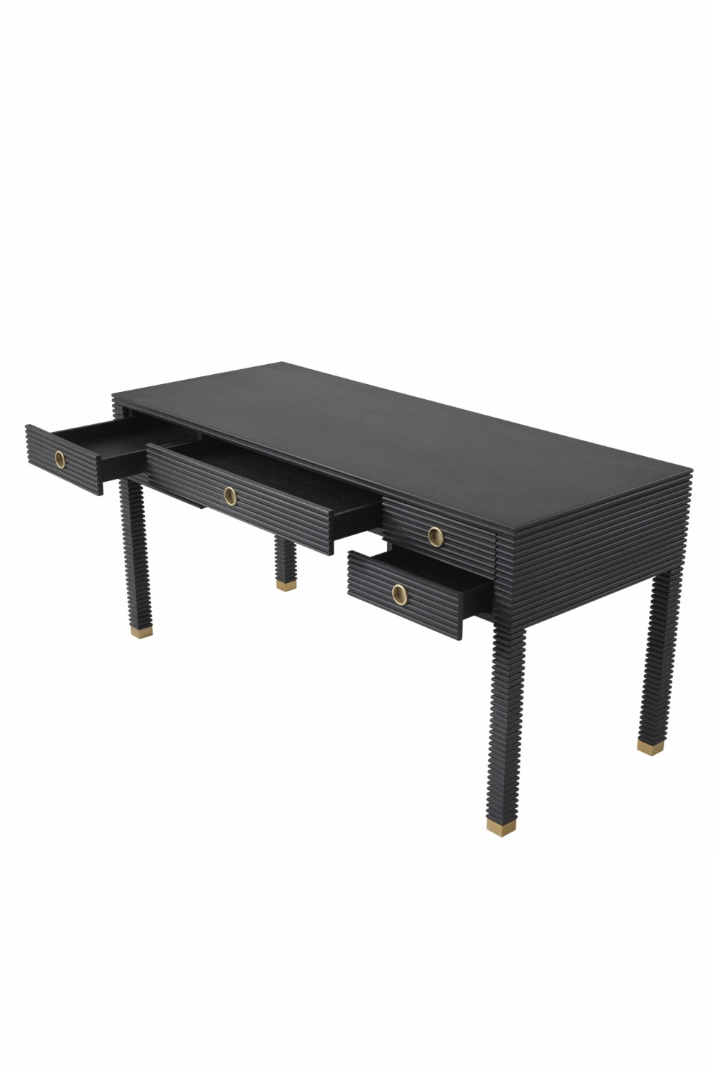 Charcoal Oak Desk | Eichholtz Dimitrios