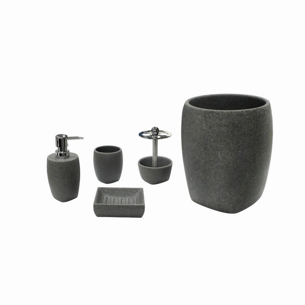 Charcoal Stone Toothbrush Holder