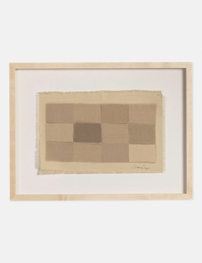 Checkered Earth Tones Wall Art by Shaina Page wall art,canvas print,home wall decor