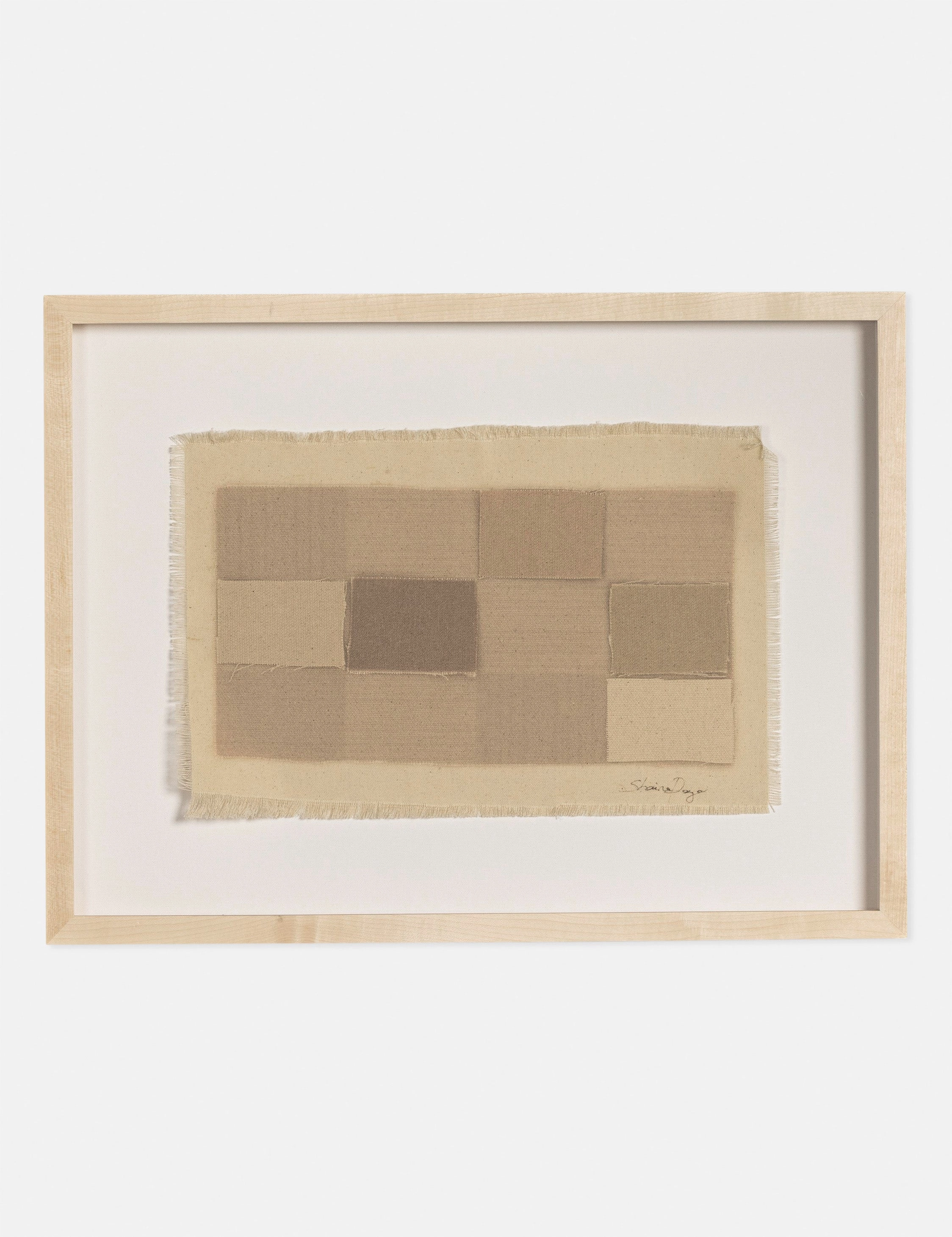 Checkered Earth Tones Wall Art by Shaina Page wall art,canvas print,home wall decor