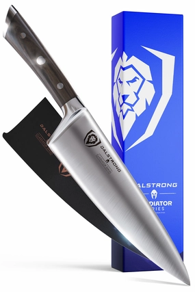 Chef Knife 8" | Faux Wood ABS Handle | Gladiator Series | NSF Certified | Dalstrong  knife set,kitchen knives,cooking tools
