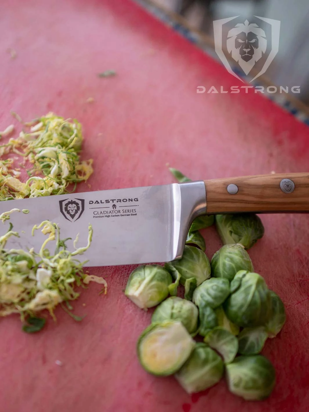 Chef Knife 8" | Olive Wood Handle | Gladiator Series | Dalstrong 