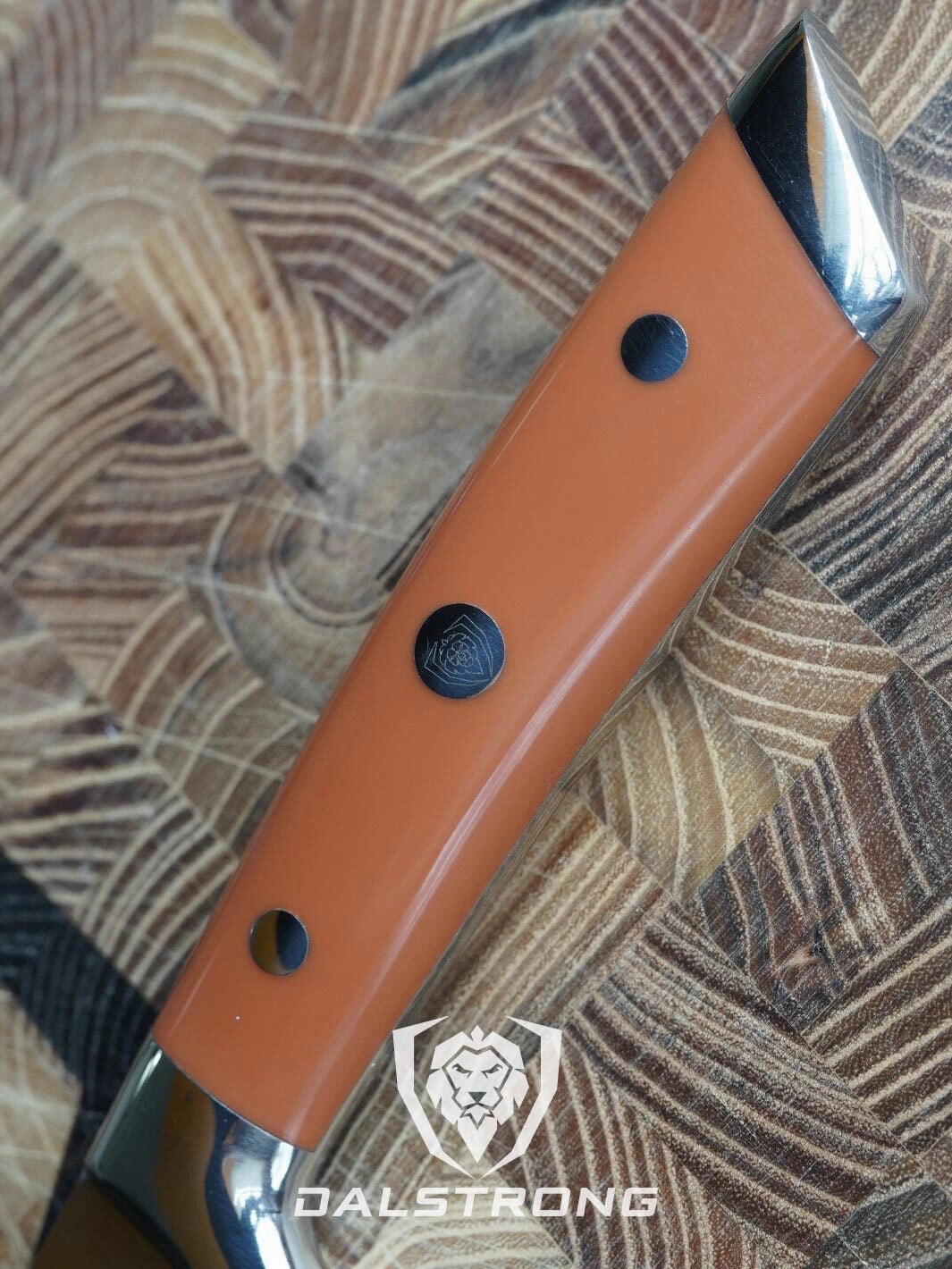 Chef Knife 8" | Orange ABS Handle | Gladiator Series | NSF Certified | Dalstrong 