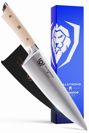 Chef Knife 8" | Peach Handle | Gladiator Series | NSF Certified | Dalstrong  knife set,kitchen knives,cooking tools