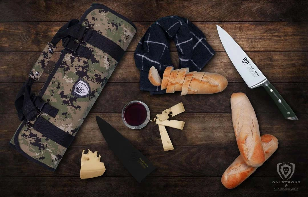 Chef's Knife 8" | Army Green Handle | Gladiator Series | NSF Certified | Dalstrong 