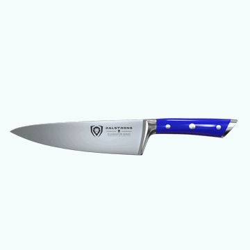 Chef's Knife 8" | Blue Handle | Gladiator Series | NSF Certified | Dalstrong 