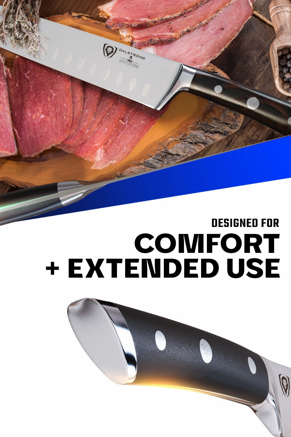 Chef's Knife & Sujihiki Hybrid 12" | Kitchen Gladius | Gladiator Series | NSF Certified | Dalstrong 