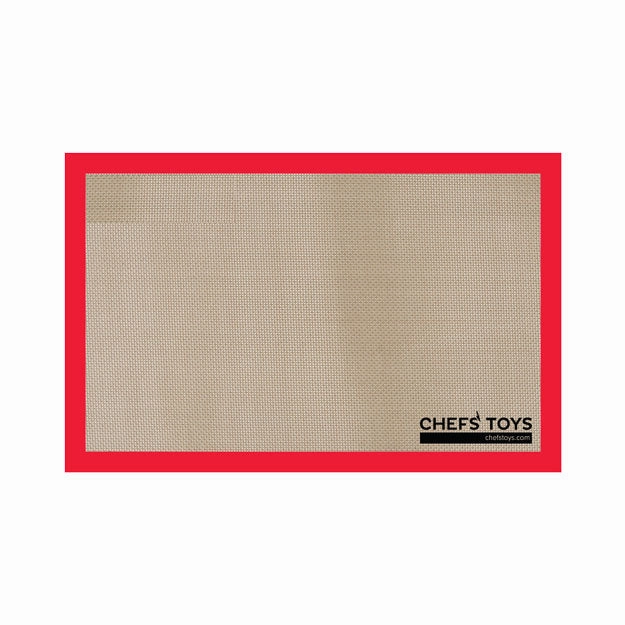Chefs' Toys Silicone Baking Mat, Non-Stick, Full Size, 16.5" x 24.5" baking tools,cake baking,kitchen gadgets