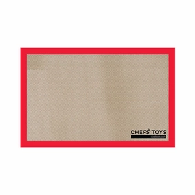 Chefs' Toys Silicone Baking Mat, Non-Stick, Full Size, 16.5" x 24.5" baking tools,cake baking,kitchen gadgets