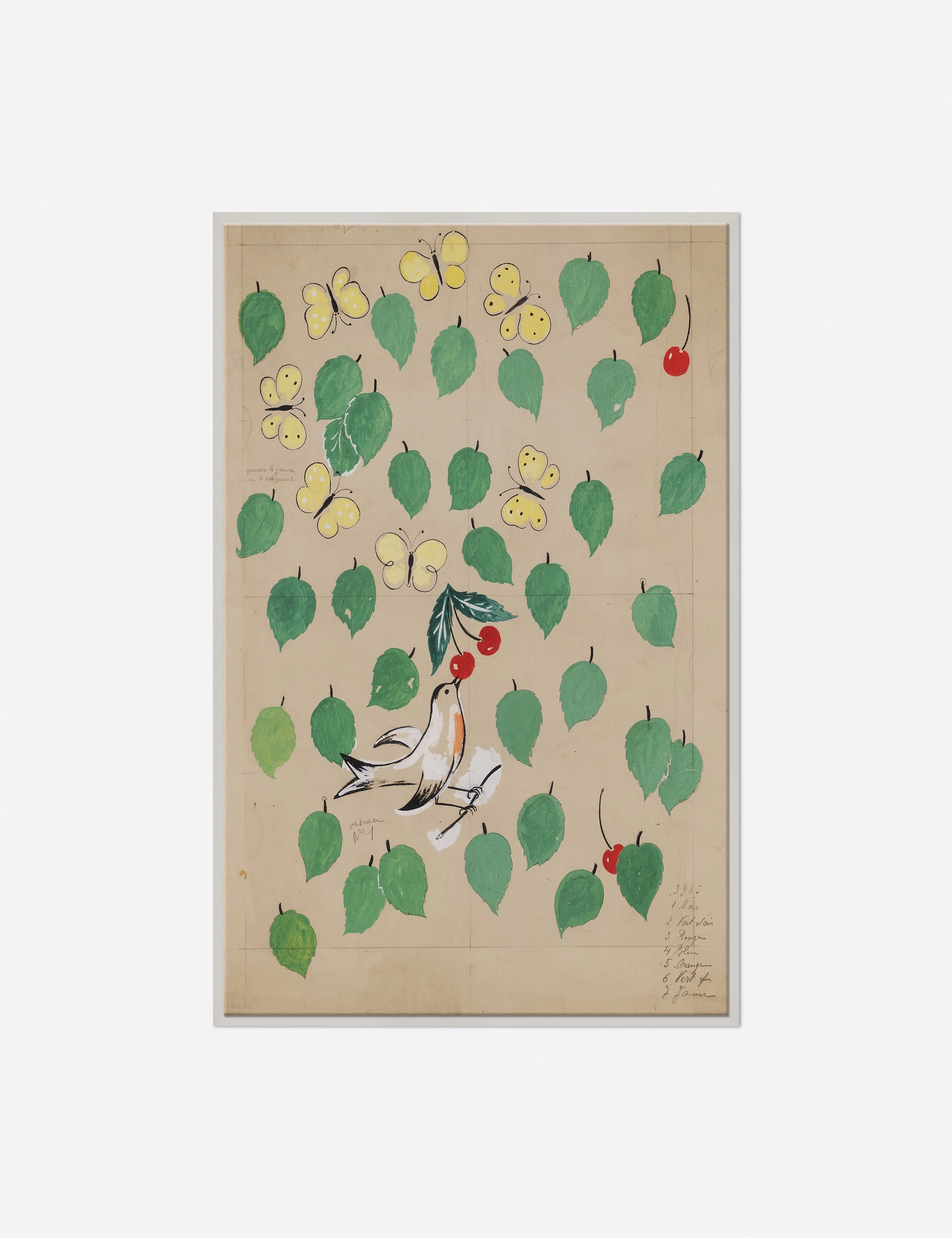 Cherries Print by Paule Marrot wall art,canvas print,home wall decor