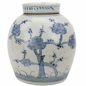 Cherry Blossom Flat Top Jar vase,flower vase,home decoration