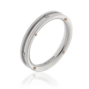Chimento Jewellery Chimento Aeternitas 18ct White Gold Diamond Channel Wedding Ring