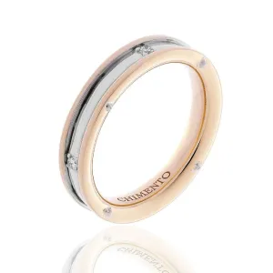 Chimento Jewellery Chimento Aeternitas 18ct Yellow Gold 0.07ct Diamond Channel Wedding Ring
