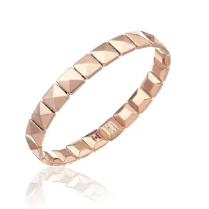 Chimento Jewellery Chimento Armillas 18ct Rose Gold Pyramid Bangle