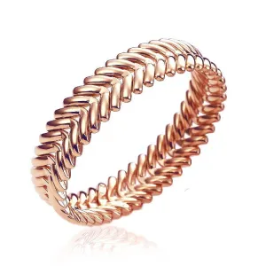 Chimento Jewellery Chimento Armillas 18ct Rose Gold Wide Arrow Head Bangle