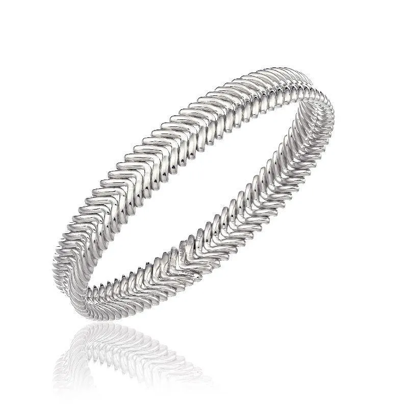 Chimento Jewellery Chimento Armillas 18ct White Gold Arrow Head Bangle