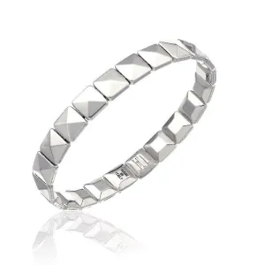 Chimento Jewellery Chimento Armillas 18ct White Gold Pyramid Bangle