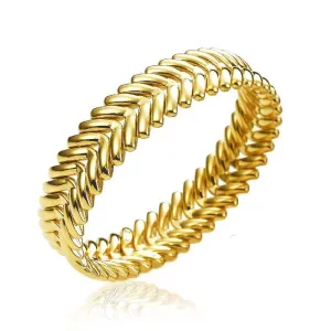 Chimento Jewellery Chimento Armillas 18ct Yellow Gold Wide Arrow Head Bangle