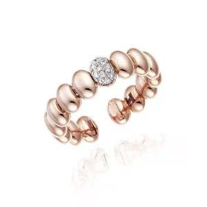 Chimento Jewellery Chimento Armillas Acqua 18ct Rose Gold 0.07ct Diamond Ring