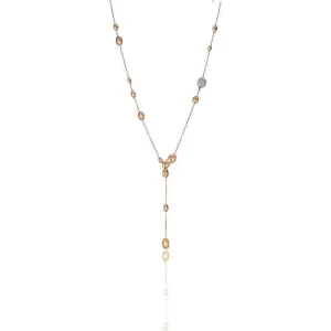 Chimento Jewellery Chimento Armillas Acqua 18ct Rose Gold 0.25ct Diamond Droplets Necklace