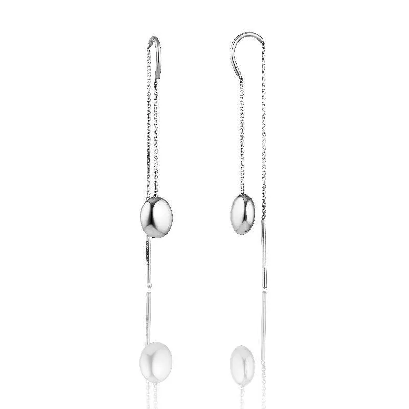 Chimento Jewellery Chimento Armillas Acqua 18ct White Gold Threader Earrings