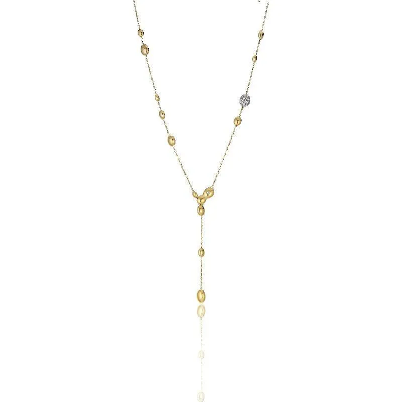 Chimento Jewellery Chimento Armillas Acqua 18ct Yellow Gold 0.25ct Diamond Droplets Necklace
