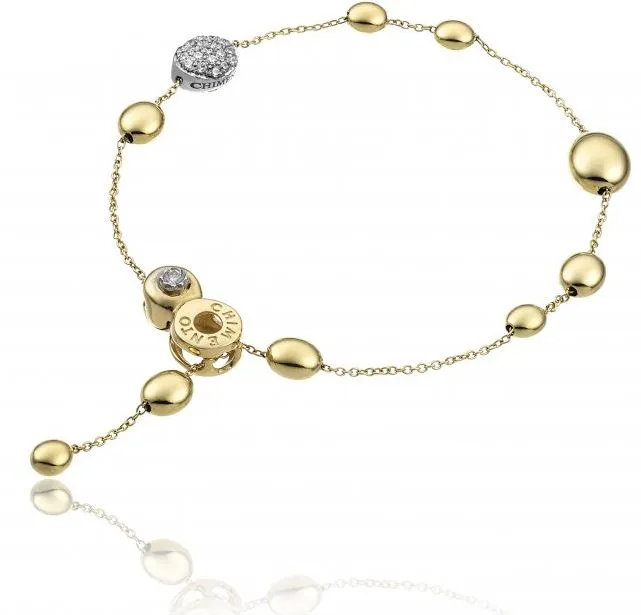 Chimento Jewellery Chimento Armillas Acqua 18ct Yellow Gold 0.27ct Diamond Bracelet
