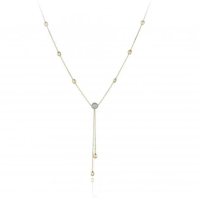 Chimento Jewellery Chimento Armillas Acqua 18ct Yellow Gold Diamond Necklace