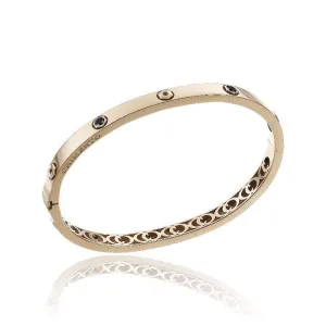 Chimento Jewellery Chimento Armillas Be Mine 18ct Rose Gold 0.30ct Black Diamond Bangle