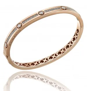 Chimento Jewellery Chimento Armillas Be Mine 18ct Rose Gold 0.66ct Diamond Hinged Bangle