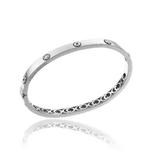 Chimento Jewellery Chimento Armillas Be Mine 18ct White Gold 0.28ct Diamond Bangle