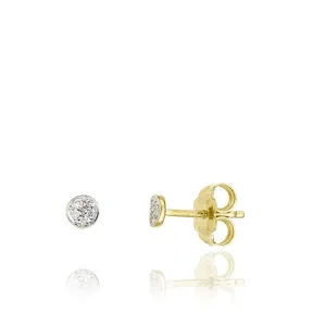 Chimento Jewellery Chimento Armillas Glow 18ct Yellow Gold 0.05ct Diamonds Stud Earrings