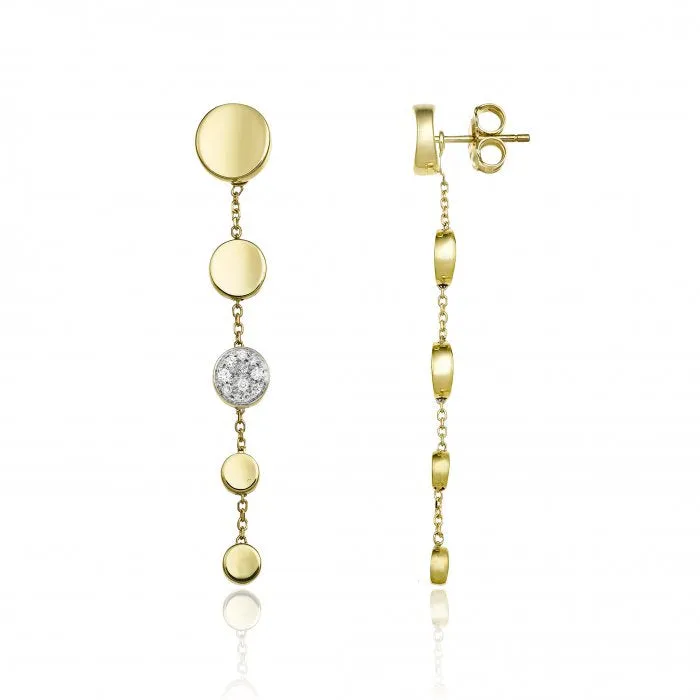 Chimento Jewellery Chimento Armillas Glow 18ct Yellow Gold 0.23ct Diamonds Earrings