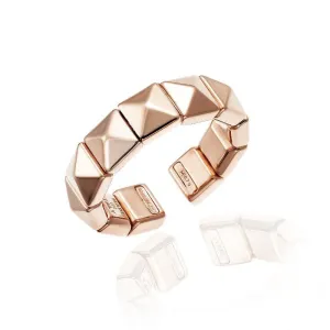 Chimento Jewellery Chimento Armillas Pyramis 18ct Rose Gold Studs Ring