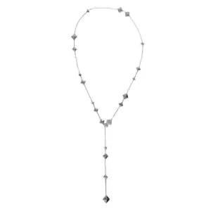 Chimento Jewellery Chimento Armillas Pyramis 18ct White Gold Diamond Studs Necklace