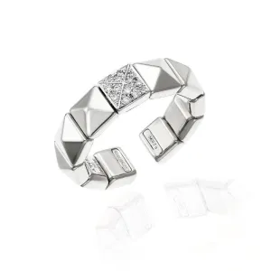 Chimento Jewellery Chimento Armillas Pyramis 18ct White Gold Diamond Studs Ring
