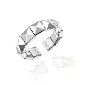 Chimento Jewellery Chimento Armillas Pyramis 18ct White Gold Studs Ring