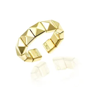 Chimento Jewellery Chimento Armillas Pyramis 18ct Yellow Gold Studs Ring