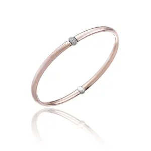 Chimento Jewellery Chimento Bamboo Flirt 18ct Rose Gold 0.27ct Diamond Bangle