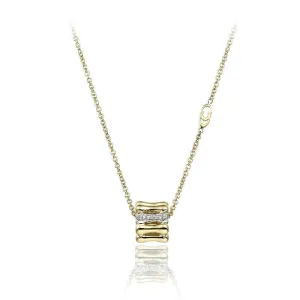 Chimento Jewellery Chimento Bamboo Over 18ct Yellow Gold Diamond Iconic Necklace
